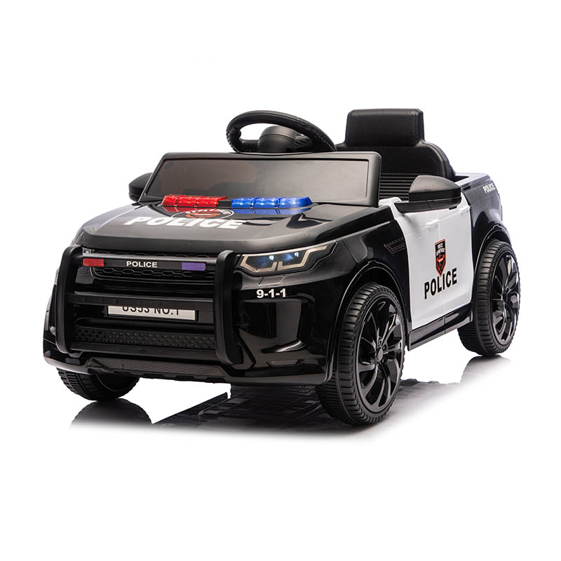 Carro de polícia infantil de 2 lugares 12V 2WD com leitor de MP3