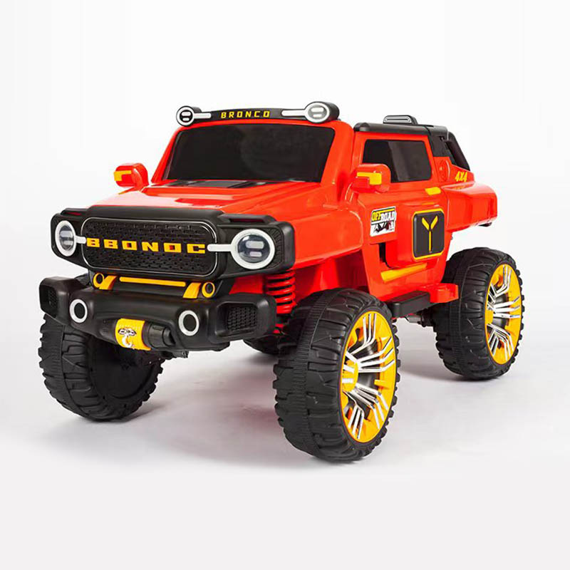 Passeio elétrico infantil 12V 4WD em carro com suspensão nas quatro rodas