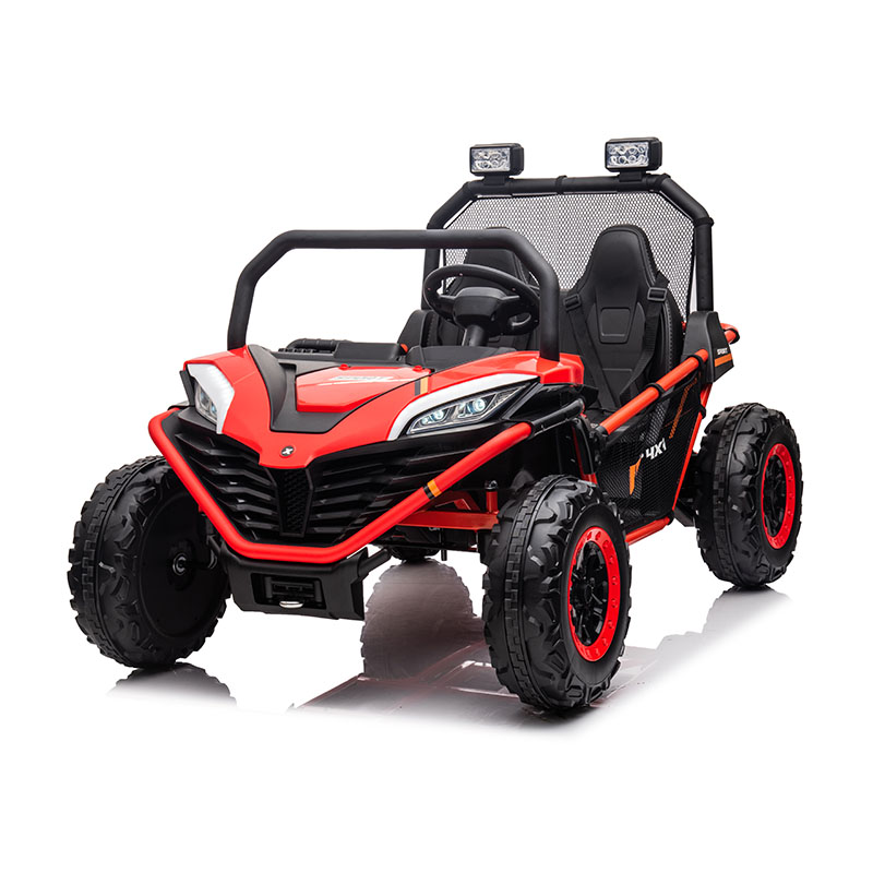 UTV elétrico infantil 12V 4WD com controle remoto, música e luzes