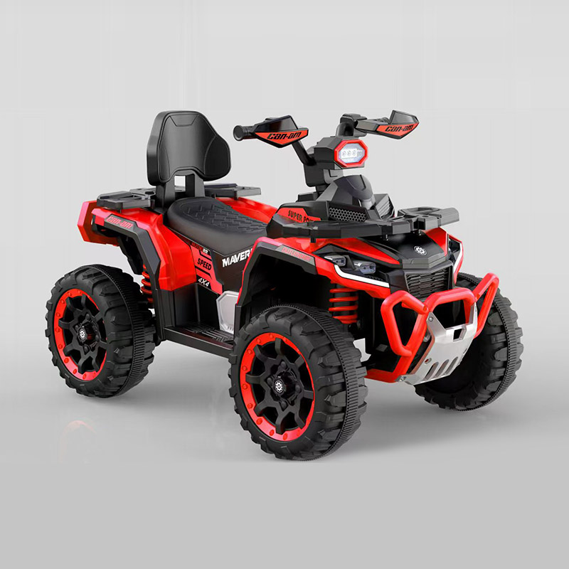 ATV elétrico para crianças grandes 12V 4WD com controle remoto e música