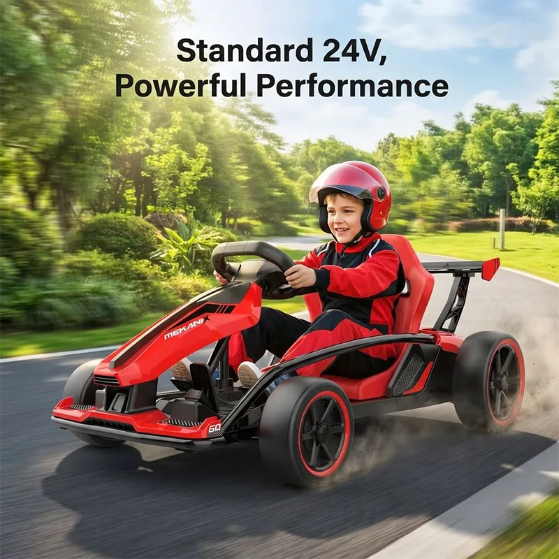 Passeio de kart elétrico de deriva poderosa 24v no carro