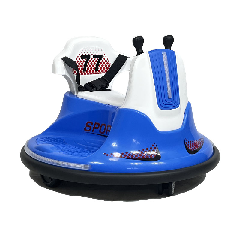 Kart elétrico infantil de acionamento duplo 6V com rotação de 360°