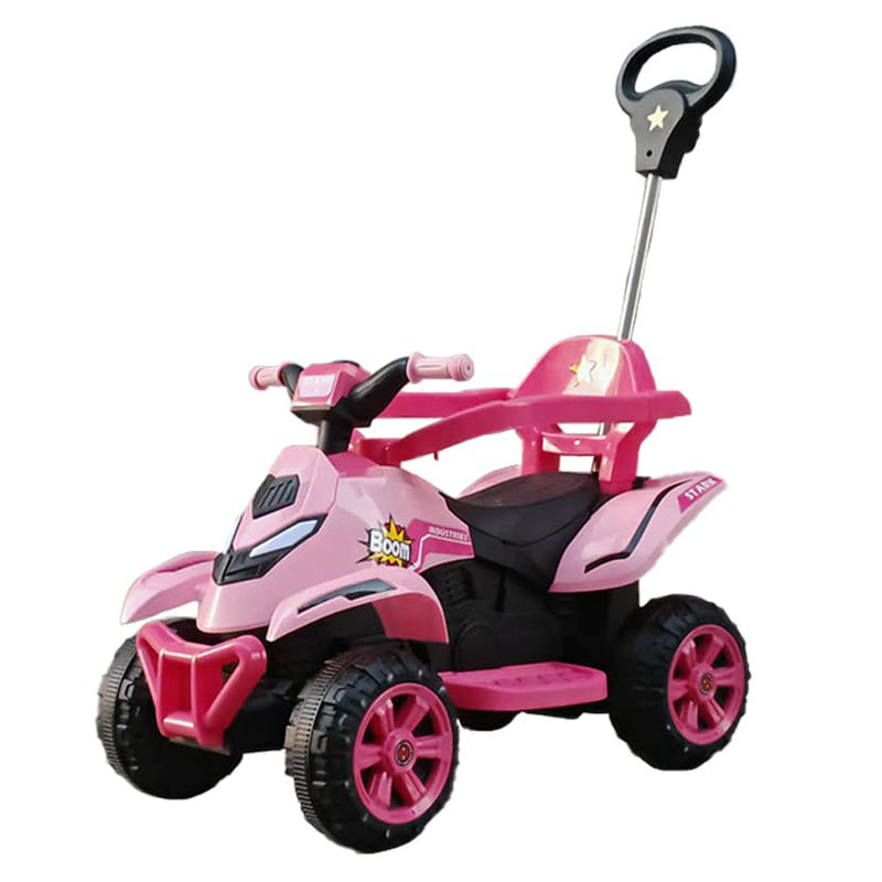 ATV elétrico infantil 6V com alça, luzes e música