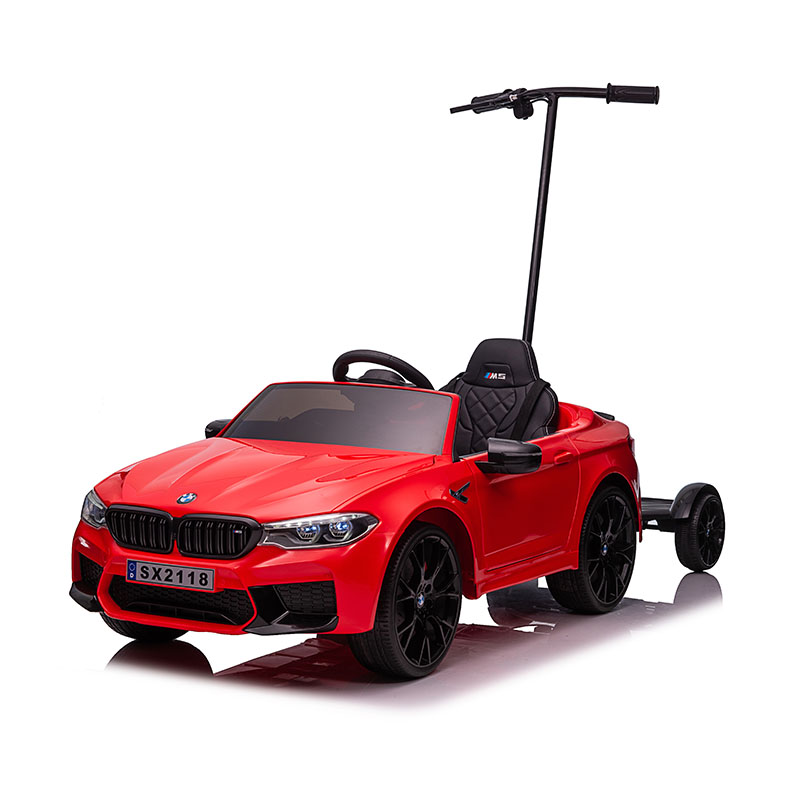 Carro de brinquedo com bateria para bebê com passeio elétrico para crianças no carro com alça