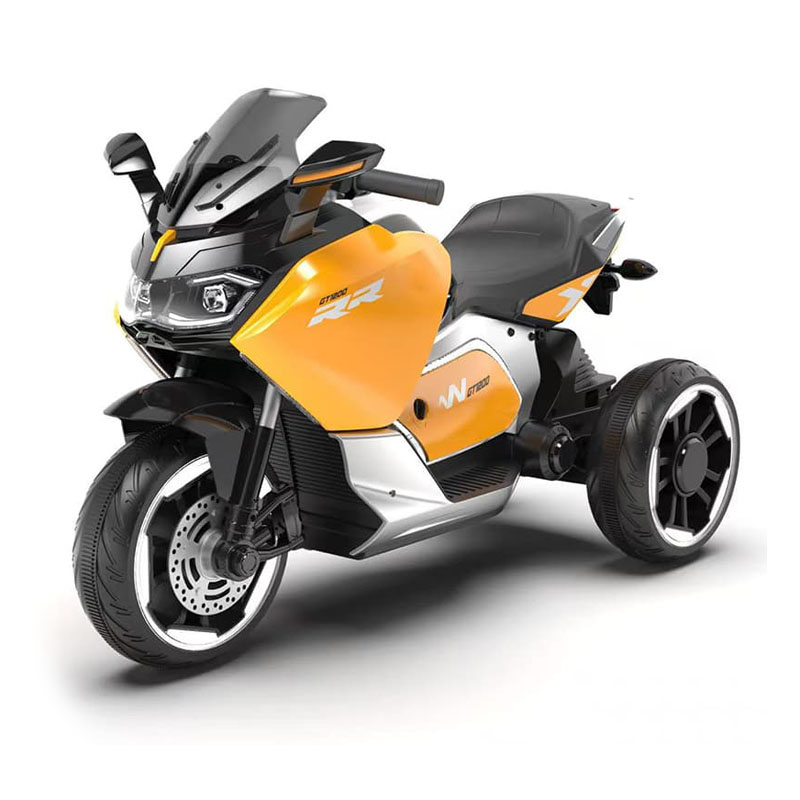 12V Dual Motor Kids 3-Wheel Motorcycle with MP3 player & Bluetooth