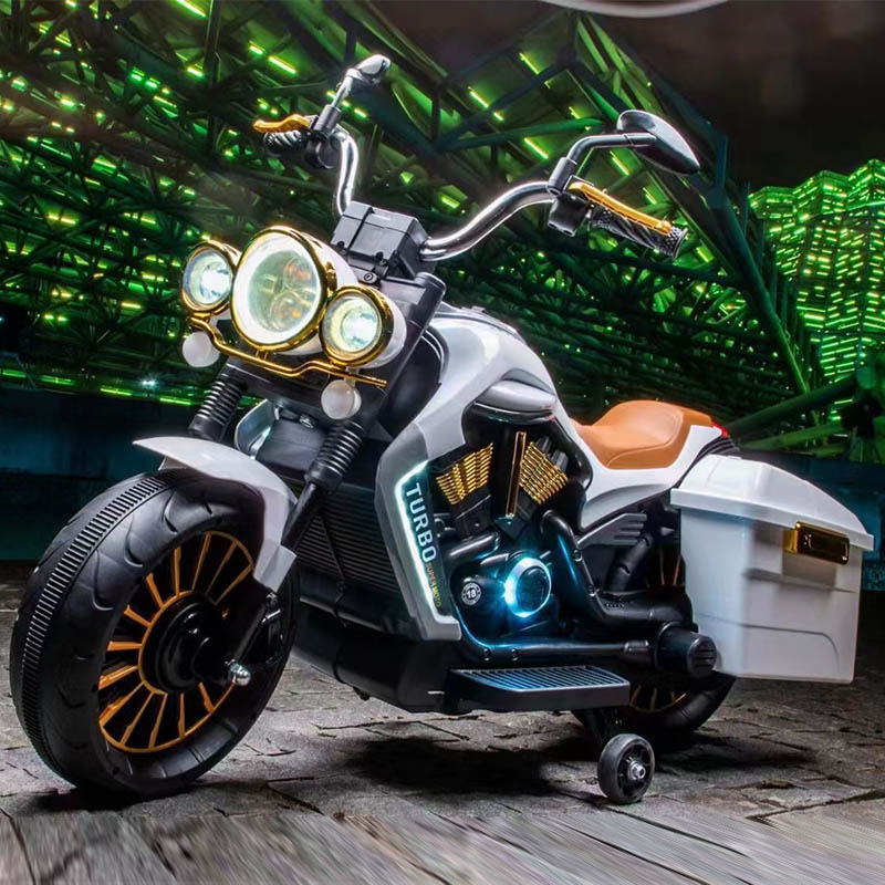 12V Single Motor Kids Large Electric Motorcycle