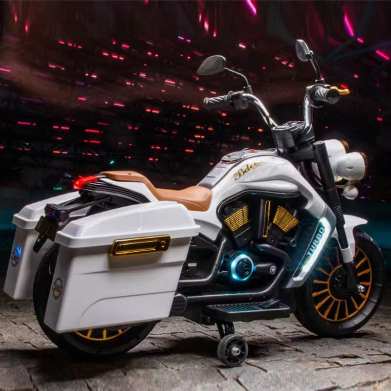 12V Single Motor Kids Large Electric Motorcycle