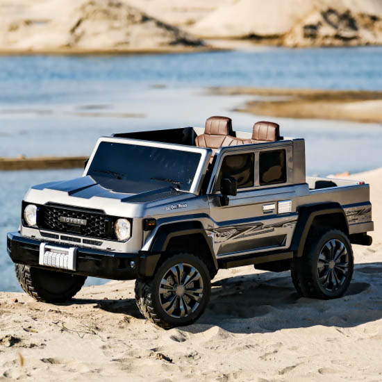 Novo carro jipe ​​elétrico infantil com dois lugares