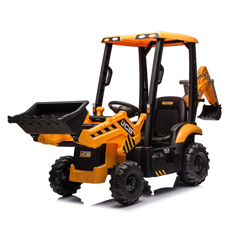 Caminhão de fábrica elétrico licenciado JCB Kids